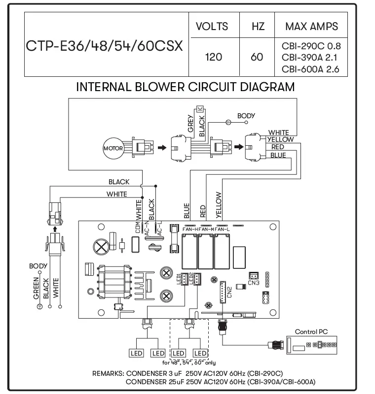 ZEPHYR CTP-E36CSX Trapeze 36 Inch Shell Only Island Mount Range Hood FIG (30)