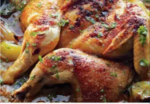 Roasted Chicken with Tomatillos