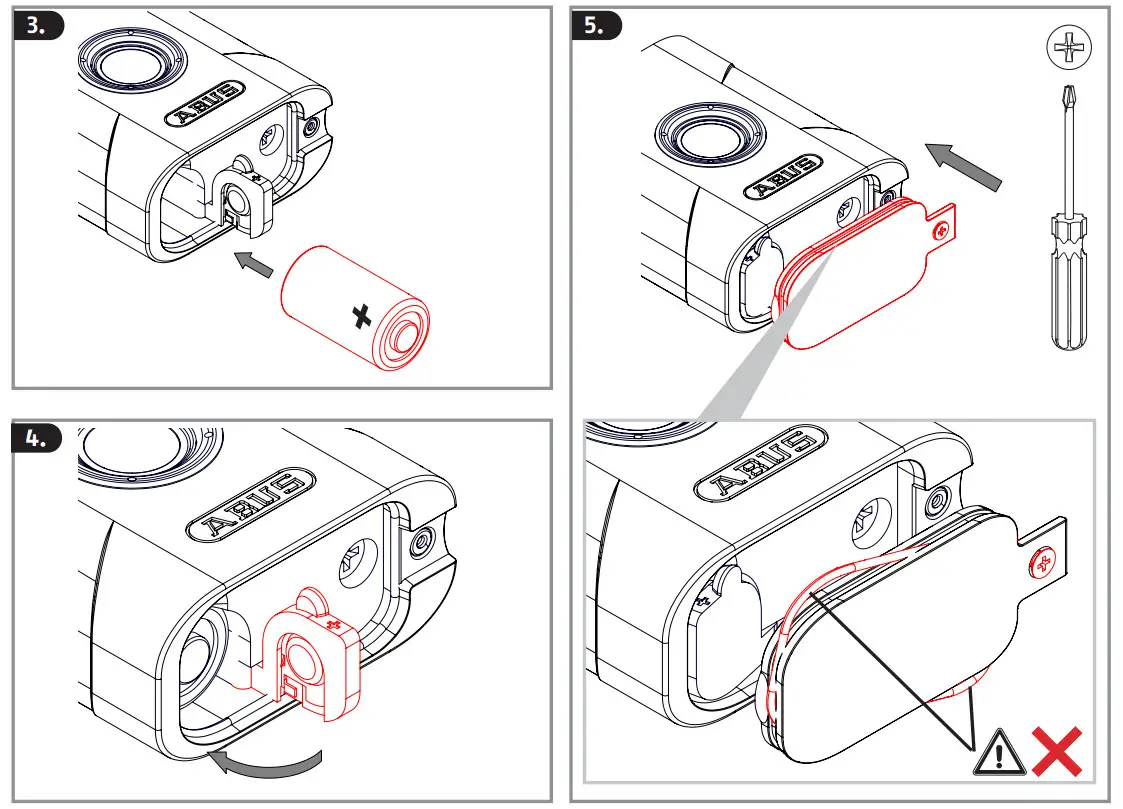 ABUS Touch 57 Fingerprint Padlock - Fig 3