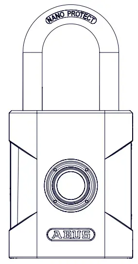 ABUS Touch 57 Fingerprint Padlock