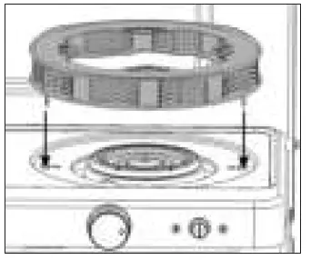 CAMPINGAZ 400 SG Xcelerate Double Burner & Grill Stove 7