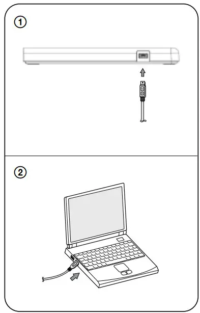 LG GP57ES40 External Ultra Portable Slim DVD RW Black Silver - Figure 1