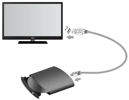 LG GP57ES40 External Ultra Portable Slim DVD RW Black Silver - Figure 3