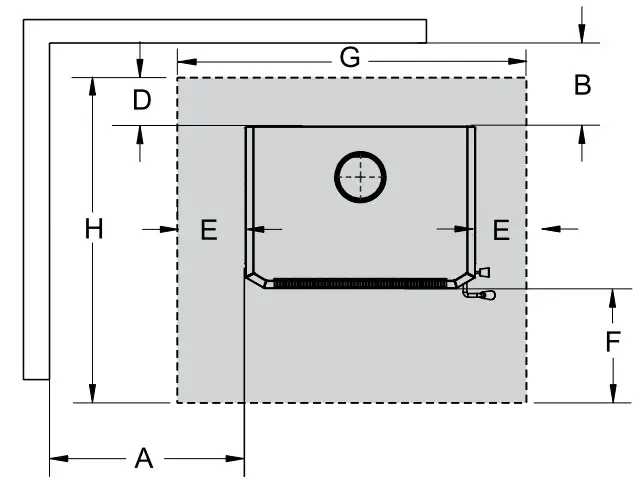 REGENCY F250B Hume Freestanding Wood Fire - Figure 3.