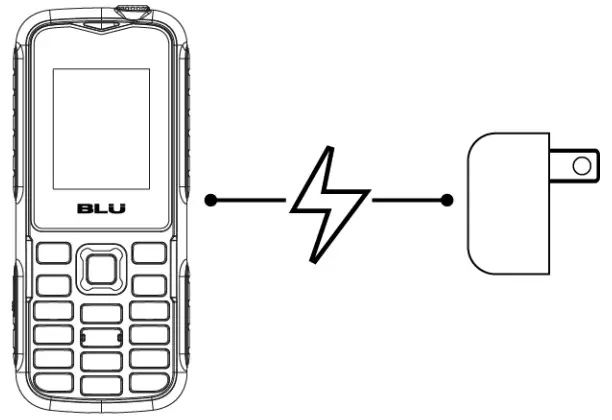 BLU T652 Tank Mini Mobile Phone - Fig 1