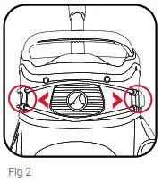 MOTOCADDY S1 Electric Trolley - Lower Bag Supports