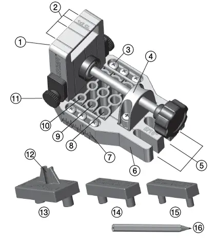 MILESCRAFT-1334-Imperial-JointMaster-Self-Clamping-Aluminum-Doweling-Jig-01