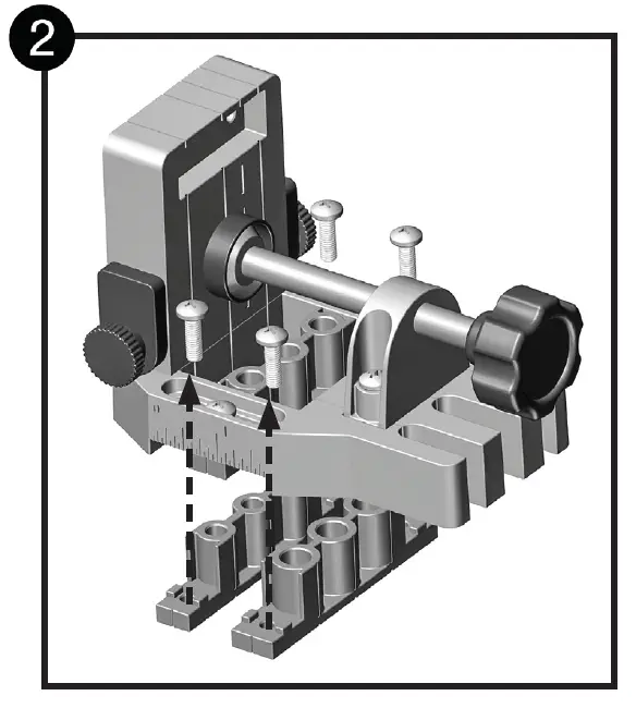 MILESCRAFT-1334-Imperial-JointMaster-Self-Clamping-Aluminum-Doweling-Jig-11