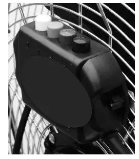 celsius CELHV145 45cm High Velocity Floor Fan - switch