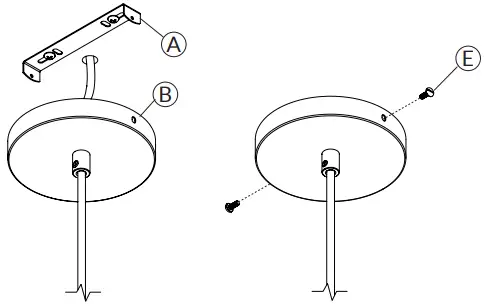 tala Basalt Single Pendant in Brass-fig7