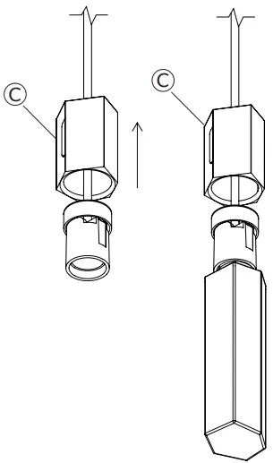 tala Basalt Single Pendant in Brass-fig8