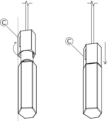 tala Basalt Single Pendant in Brass-fig9