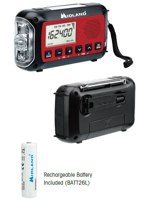 MIDLAND ER40 Emergency Alert Weather Radio FIG 20