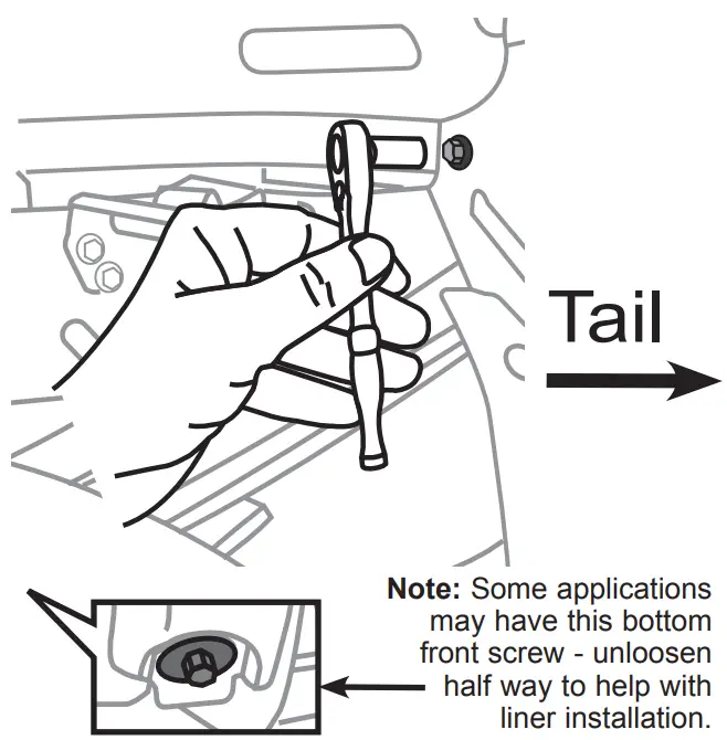 HUSKY LINERS Wheel Well Liners - fasteners
