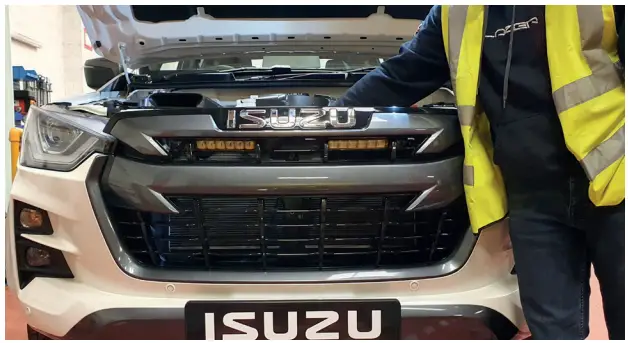 LDZER ISUZU DMAX 2017  Grille Mounting Kit for Linear 6 - fig 11