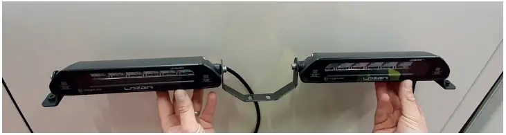 LDZER ISUZU DMAX 2017  Grille Mounting Kit for Linear 6 - fig 4