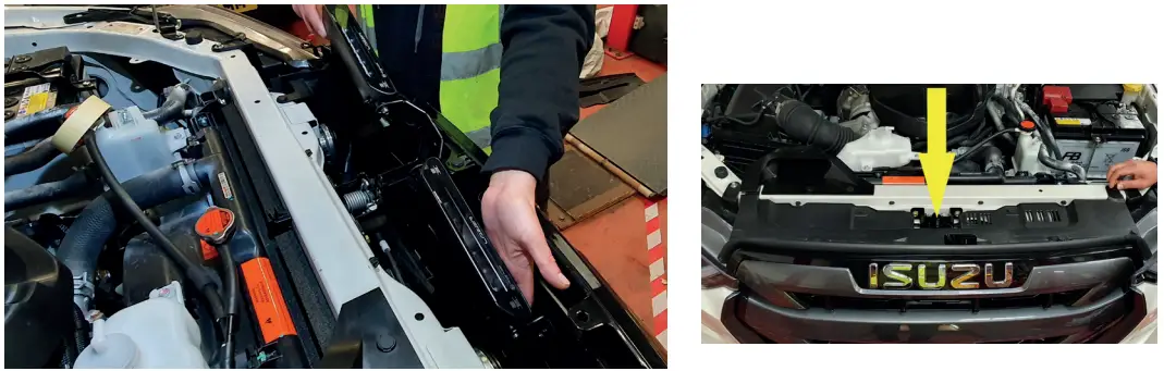 LDZER ISUZU DMAX 2017  Grille Mounting Kit for Linear 6 - fig 5