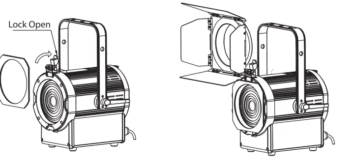 ADJ FR150Z 8-inch 130-watt LED Fresnel Light - Fig4