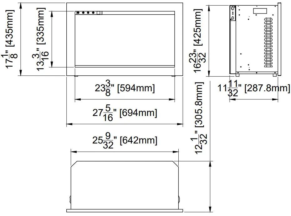 Amantii TRD-26 Electric Fireplace-fig3