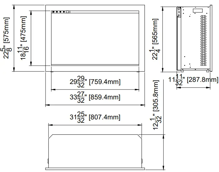 Amantii TRD-26 Electric Fireplace-fig5