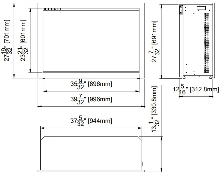 Amantii TRD-26 Electric Fireplace-fig6