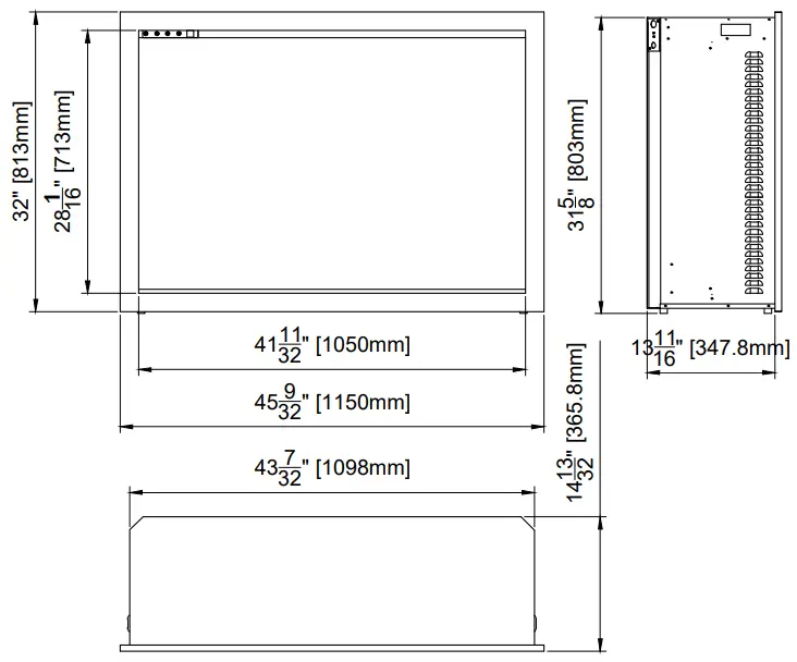 Amantii TRD-26 Electric Fireplace-fig7