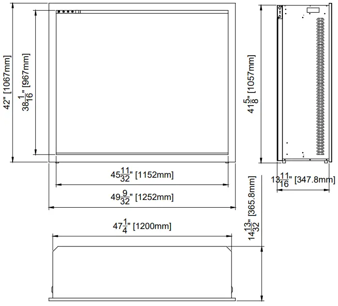 Amantii TRD-26 Electric Fireplace-fig8