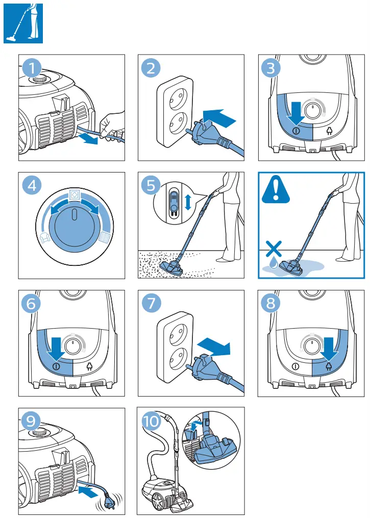 PHILIPS FC8580 Performer Active Bagged Vacuum Cleaner - fig 4