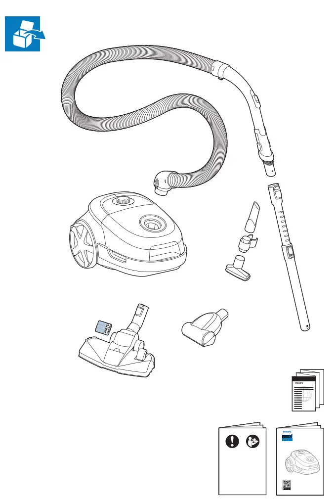 PHILIPS FC8580 Performer Active Bagged Vacuum Cleaner - fig