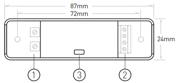 Rayrun N20 Tunable White Wireless Remote Control-fig3