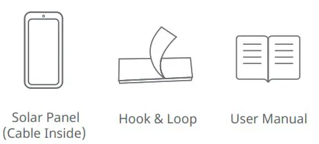 SwitchBot VA4NH1S28E Solar Panel - In the Box
