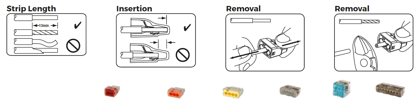 IDEAL 32 Push-In Wire Connectors 1