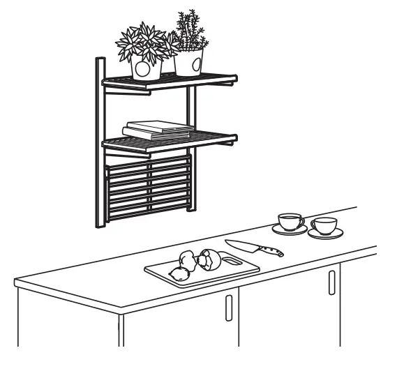 IKEA KUNGSFORS Stainless Steel Shelf - Ready-made combinations 3