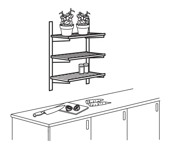 IKEA KUNGSFORS Stainless Steel Shelf - Ready-made combinations 6