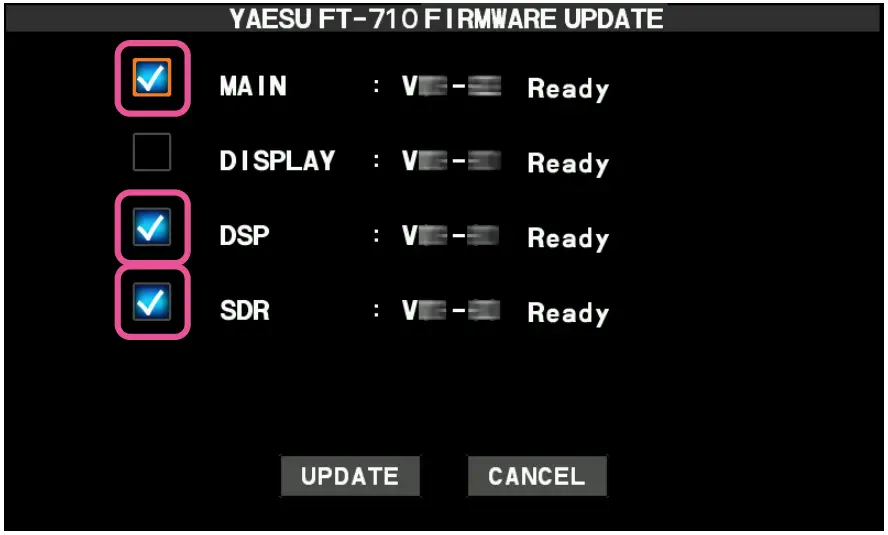 YAESU FT 710 Portable Transceivers - fig 12