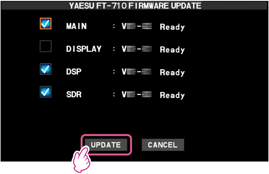 YAESU FT 710 Portable Transceivers - fig 13