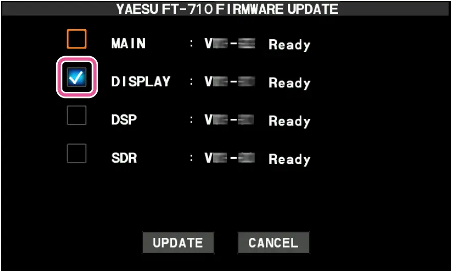 YAESU FT 710 Portable Transceivers - fig 7