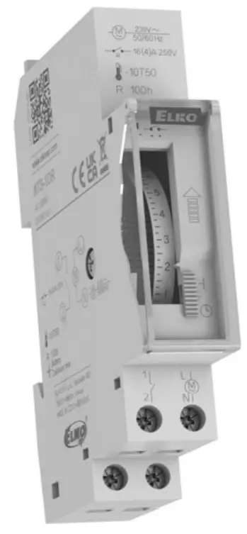 ELKO EP ATS 1DR Analog Clock With Daily