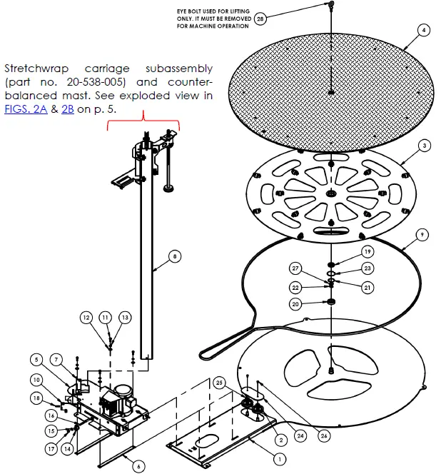 Vestil-SWA-50-50-Inch-Semi-Automatic-Stretch-Wrap-Machine-FIG-6