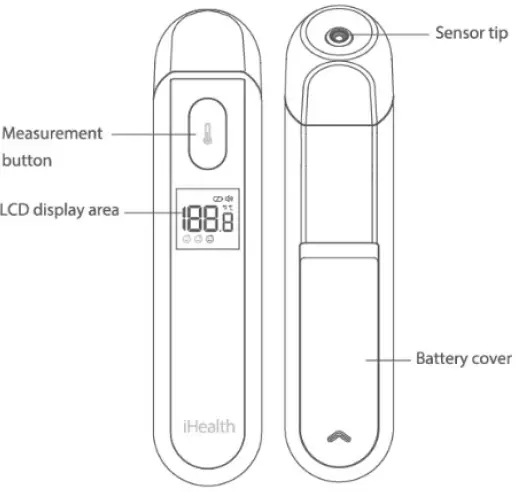 iHealth-PT2L-Infrared-Digital-No-Touch-Thermometer-fig-1