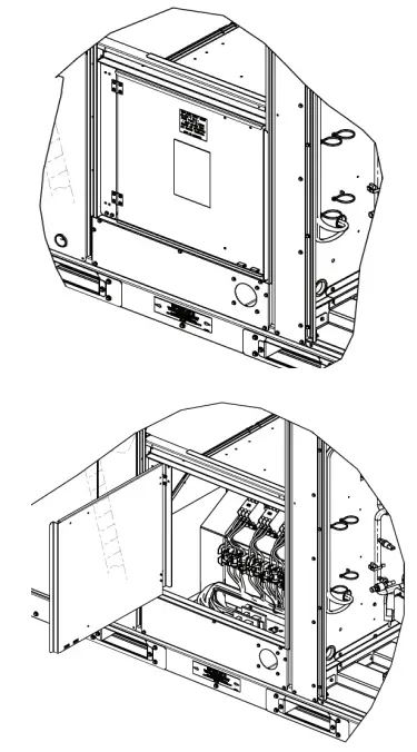 TRANE Technologies BAYHTFB318 Accessory Electric Heat Foundation Packaged Rooftop - access door assembly