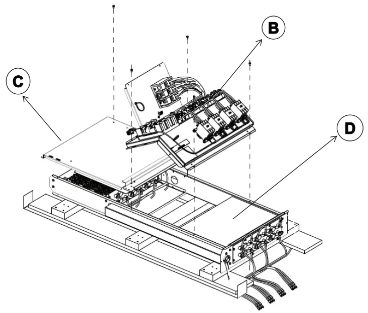 TRANE Technologies BAYHTFB318 Accessory Electric Heat Foundation Packaged Rooftop - cardboard pad