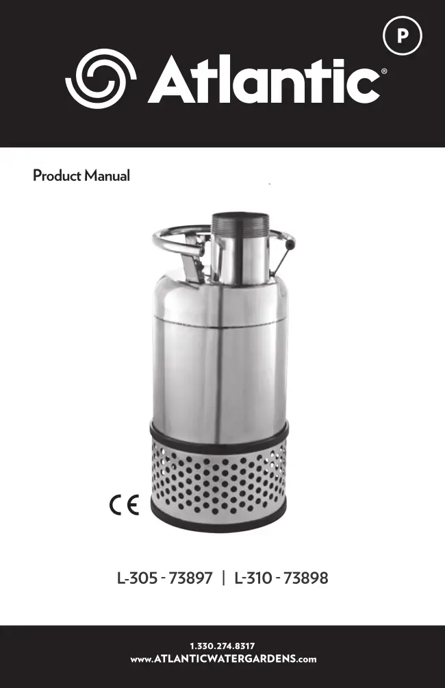 Atlantic TidalWave L-Series pump Instruction Manual