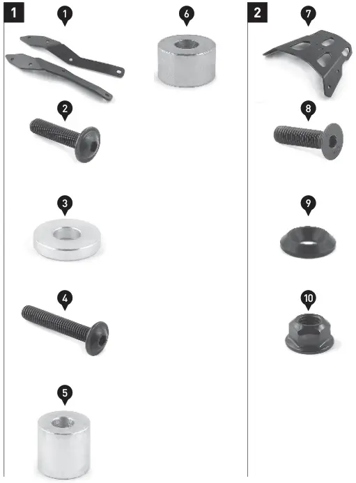 SW MOTECH GPT 06 564 30000 Rackpack Set for Yamaha - Figure 1