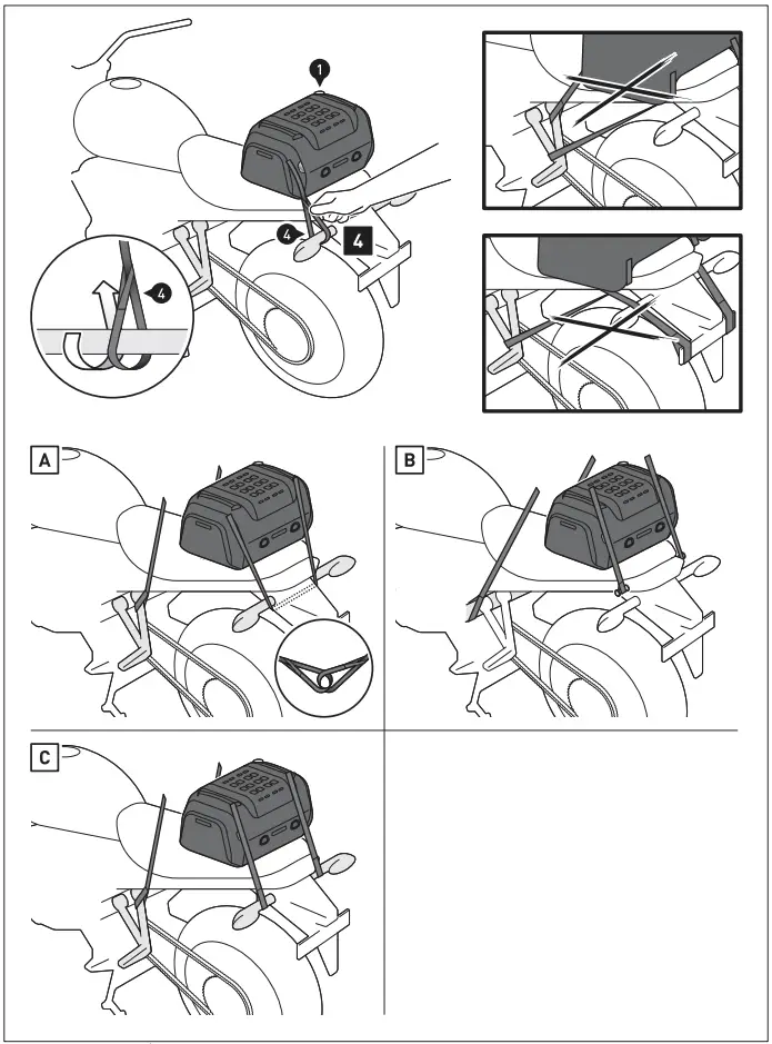 SW MOTECH GPT 06 564 30000 Rackpack Set for Yamaha - Figure 11