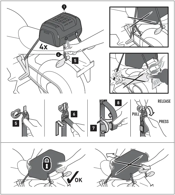 SW MOTECH GPT 06 564 30000 Rackpack Set for Yamaha - Figure 12