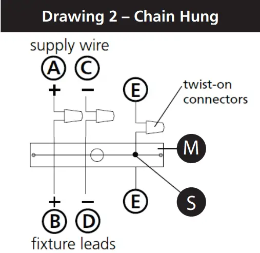 HINKLEY 82014 Lark Dark Sky Coastal Elements Wall Sconce - Chain Hung