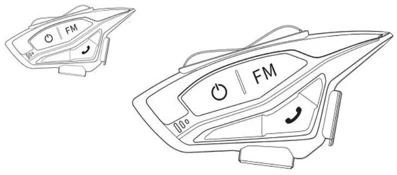 Hysnox Shark 02 Helmet Intercom Headset - how to pair 2