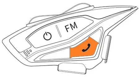 Hysnox Shark 02 Helmet Intercom Headset - operations 1