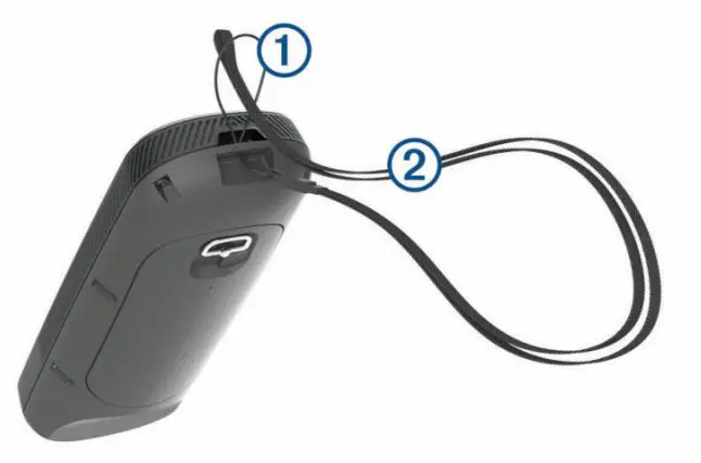 GARMIN 010-12833-10 Autopilot Remote Control - Attaching a Lanyard